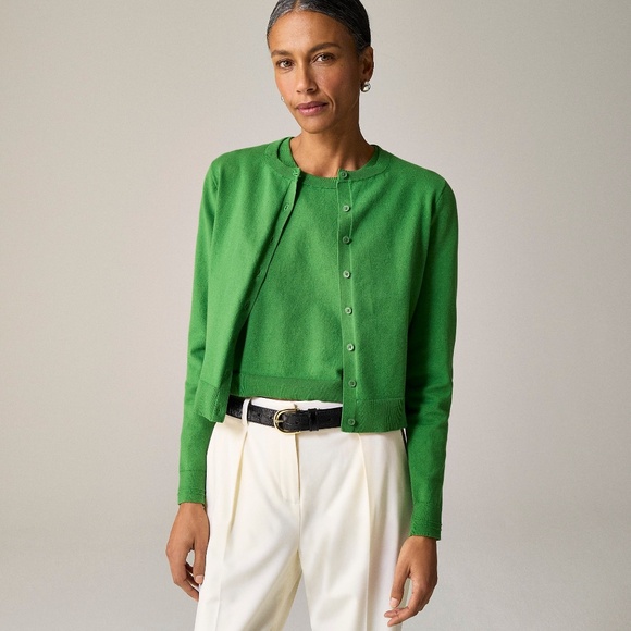 J. Crew New Jackie cardigan in Premium Ultra-fine Cotton - M - Picture 4 of 4